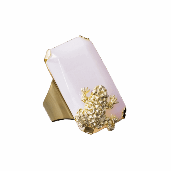 anello-gold-frogs-rosa