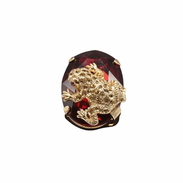 anello-rana-rosso
