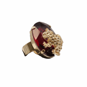 anello-rana-rosso