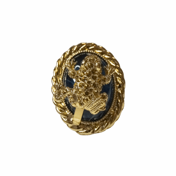 anello-golden-frogs-round-blue